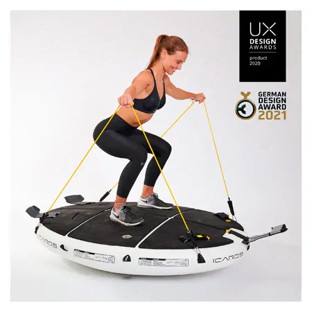 ICAROS Cloud XXL-Balanceboard, aufblasbar, fr Ganzkrpertraining