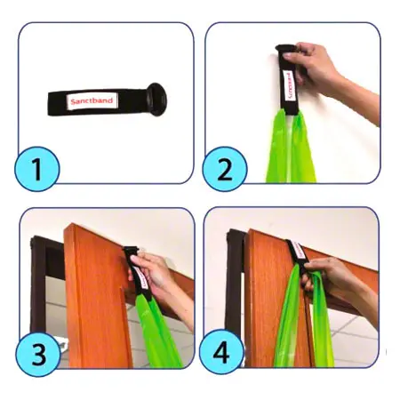 Sanctband 2 m mit Tranker, leicht, orange