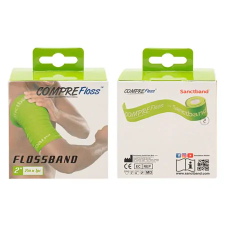 Flossband Level 1, 2 m x 5 cm, leicht, grn
