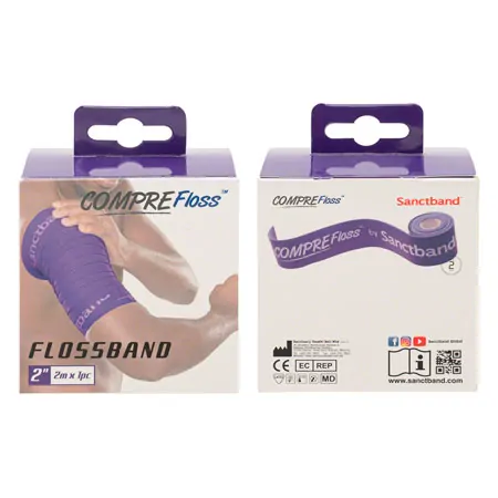 Flossband Level 3, 2m x 5 cm, stark, violett