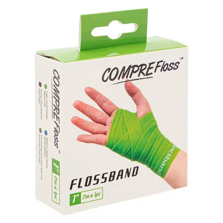 Flossband Level 1, 2 m x 2,5 cm, leicht, grn