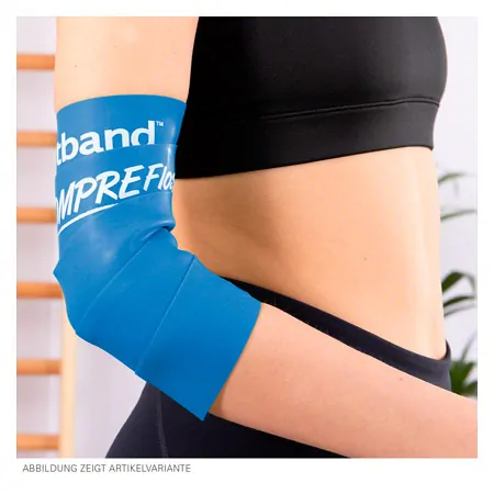 Flossband Level 2, 2 m x 2,5 cm, mittel, blau