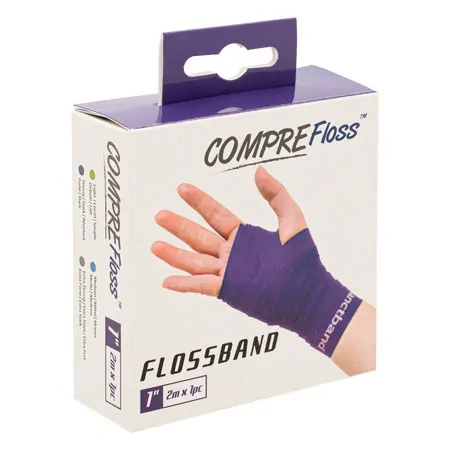 Flossband Level 3, 2 m x 2,5 cm, stark, violett