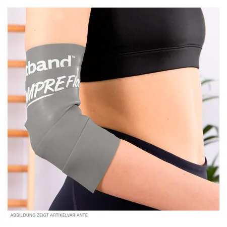 Flossband Level 4, 2 m x 2,5 cm, extra stark, grau