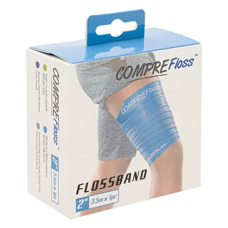 Flossband Level 2, 3.5m x 5 cm, mittel, blau
