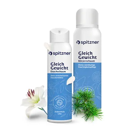 Spitzner Krperpflege-Set GleichGewicht, 2-tlg., 1x Duschschaum 1x Krperschaum