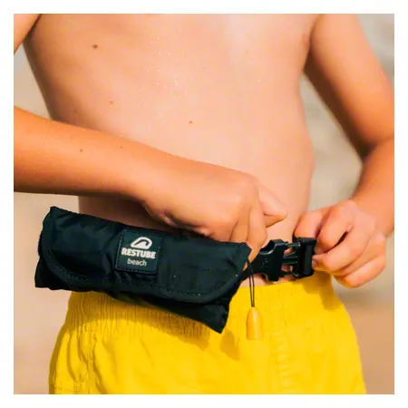 RESTUBE aufblasbare Schwimm- und Rettungsboje beach, inkl. CO2 Patrone
