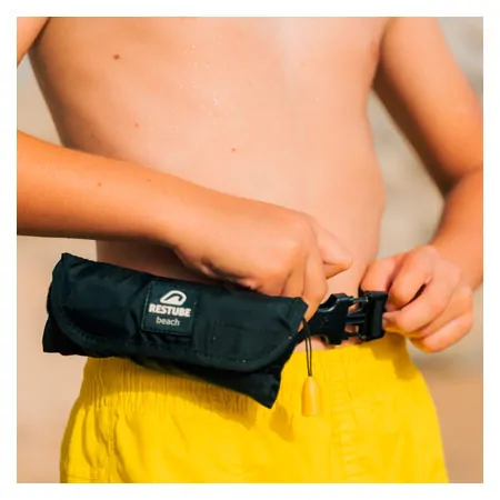 RESTUBE aufblasbare Schwimm- und Rettungsboje beach, inkl. CO2 Patrone