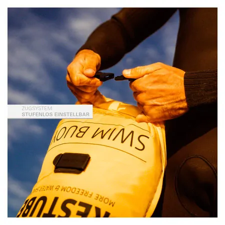 RESTUBE aufblasbare Schwimmboje und Drybag swim buoy Pro
