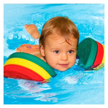 Delphin Schwimmscheiben bis 60 kg, Paar, 2x3 Scheiben inkl. BECO Schwimmgrtel