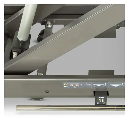Lojer Therapieliege Kinos X5 Radautomatik & Fuschalter, LxBxH 203x65x46-95 cm, carbon