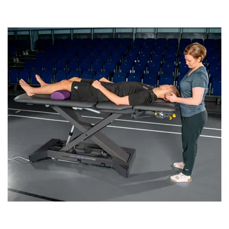 Lojer Therapieliege Kinos X5 Radautomatik & Fuschalter, LxBxH 203x65x46-95 cm, carbon