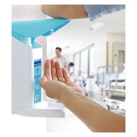 Desinfektionsmittelspender-Set Eurospender Safety plus, + Pumpe + 2x Sterillium classic pure 1 l