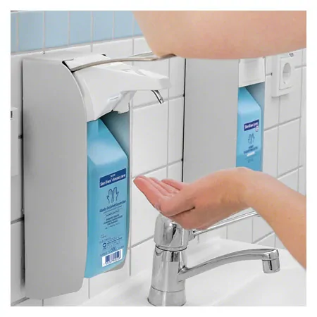 Desinfektionsmittelspender-Set Eurospender 1 mit Armhebel, inkl. 2x Sterillium Classic Pure 500ml