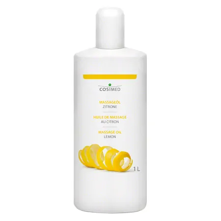 cosiMed Massagel-Set 6x Massagel Zitrone, 1 l, inkl. Dosierpumpe