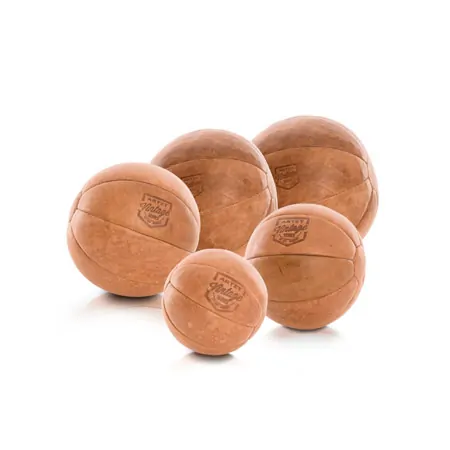 ARTZT Vintage Series Medizinball-Set aus Leder 5-tlg., 1-5 kg