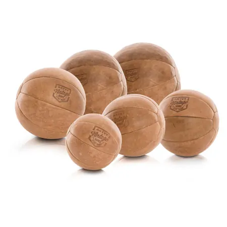 ARTZT Vintage Series Medizinball-Set aus Leder 6-tlg., 1-5 kg