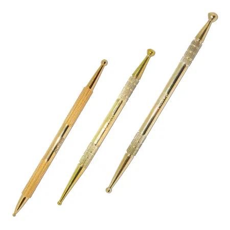 Akupressurstift-Set, 3-tlg., 13 cm,  2,5 / 4,5 mm +  3 / 6 mm, 15 cm,  4 / 7 mm