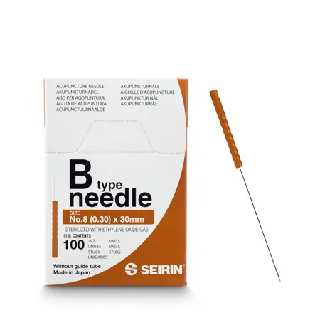 Akupunkturnadeln Seirin Typ B, braun, 0,30 x 30 mm, 100 Stck