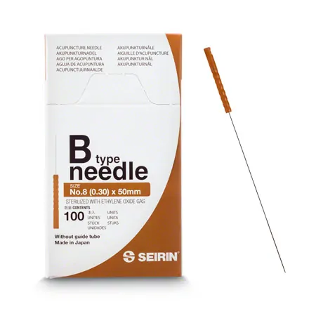 Akupunkturnadeln Seirin Typ B, braun, 0,30 x 50 mm, 100 Stck