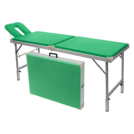 Alu-Kofferliege Robusta ST, inkl. Kopfteil , LxBxH 170/210x56x70-82 cm