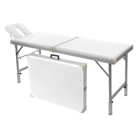 Alu-Kofferliege Robusta ST, inkl. Kopfteil , LxBxH 170/210x56x70-82 cm