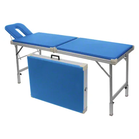 Alu-Kofferliege Robusta ST, inkl. Kopfteil , LxBxH 170/210x56x70-82 cm