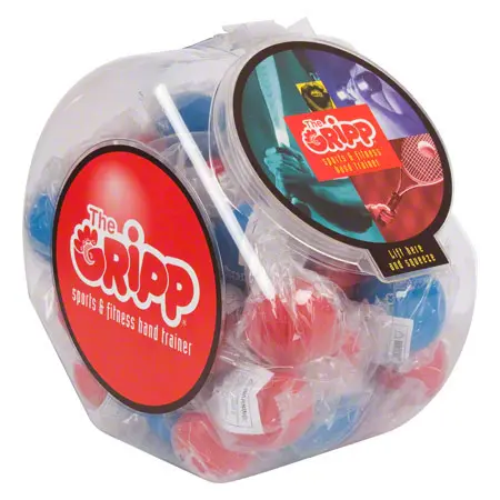 Anti-Stress Ball The Gripp II mit Gelfllung,  6 cm, 40er Set