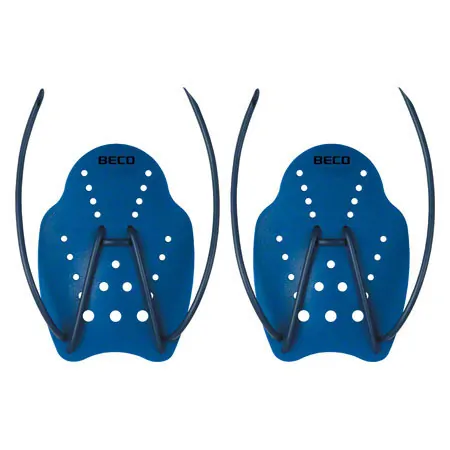BECO Handpaddles Schwimmtrainer, Gr. M, Paar, blau