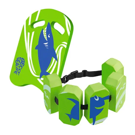 BECO-SEALIFE Schwimmgrtel 5-Block, 19-30 kg + BECO Schwimmbrett SHARKY