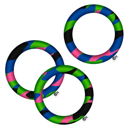 BECO-SEALIFE Tauchringe aus Neopren mit Sandfllung, 3er-Set,  13 cm