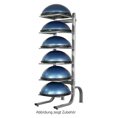BOSU Lagerregal fr 6 Balancetrainer, LxBxH 55x93x185 cm