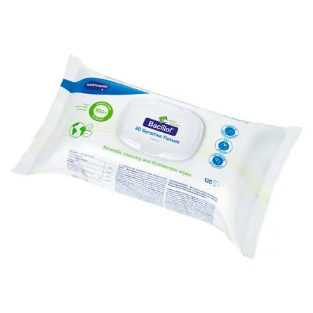 Bacillol 30 Sensitive Green Tissues Flchen-Desinfektion, 120 Stck