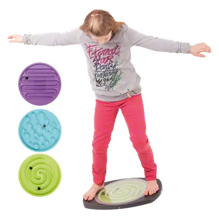 Balanco Bewegungsspiel Irrgarten-Spiel mit 3 wechselbaren Einstzen