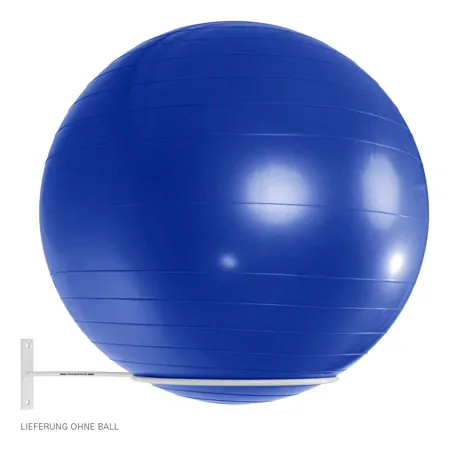Ballhalter  30 cm fr 1 Gymnastikball bis max. 85 cm, wei