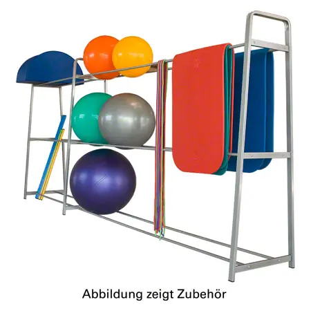 Ballregal Exklusiv-Set Basis + Erweiterungsmodul, 405x62x180 cm, 2-tlg.