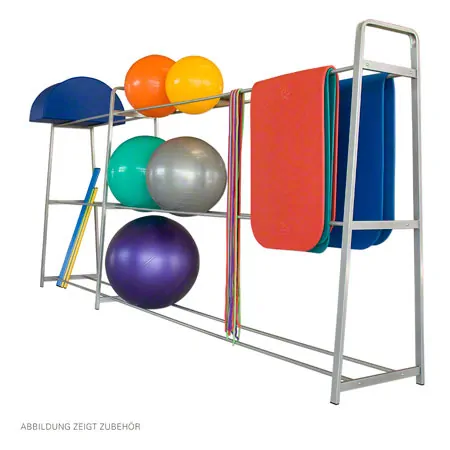 Ballregal Exklusiv-Set Basis + Erweiterungsmodul, LxBxH 405x62x180 cm, 2-tlg.