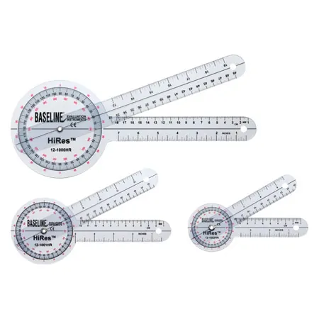 Baseline Goniometer Winkelmesser-Set, 3-tlg.