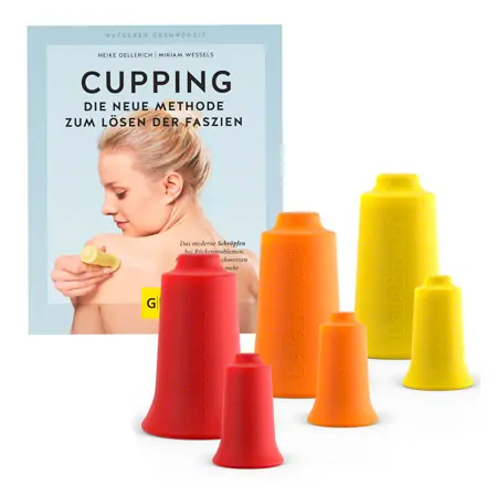 BellaBambi� original + mini trio Faszien Cup-Set, inkl. Buch Cupping - die neue Methode zum L�sen der Faszien, 7-tlg.