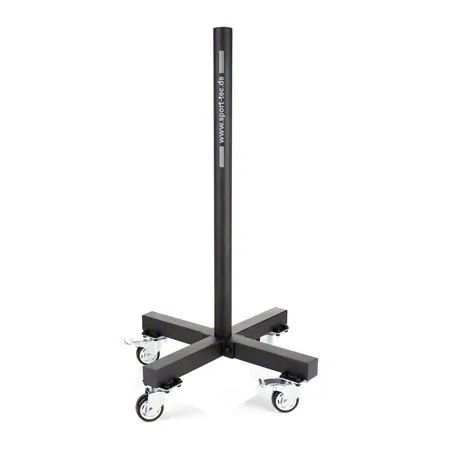 Bumper Plate Aufbewahrungswagen, fahrbar, L x B x H 60,5 x 60,5 x 97 cm
