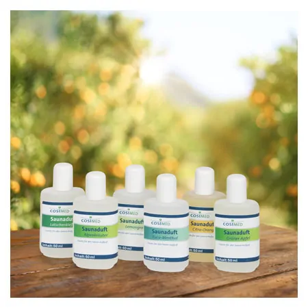 CosiMed Saunaduft-Probierset Unsere Besten, 5 Flaschen  50 ml
