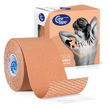 CureTape Classic, LxB 5 mx5 cm, wasserfest, beige