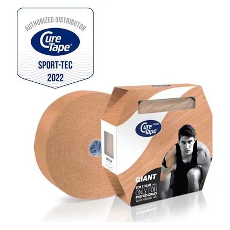 CureTape Giant Sports, LxB 31,5m x 5cm, wasserfest, beige