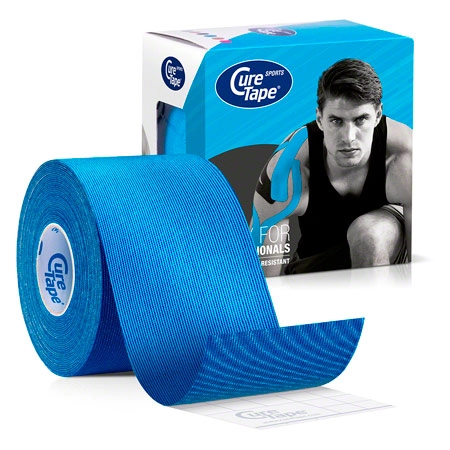 CureTape Sports, 5 m x 5 cm, wasserfest, blau