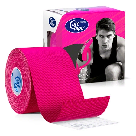 CureTape Sports, 5 m x 5 cm, wasserfest, pink