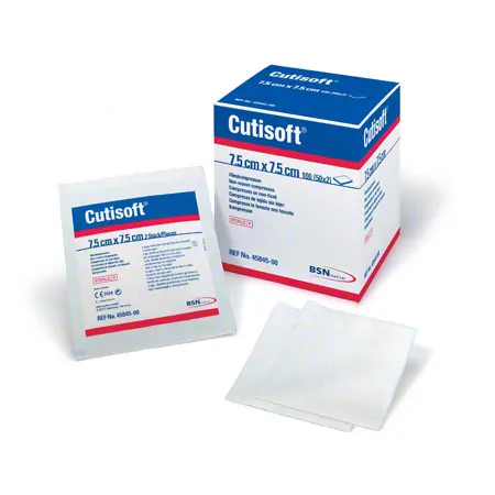 Cutisoft compress, Vlieskompresse, 7,5x7,5 cm, unsteril, 100 Stck