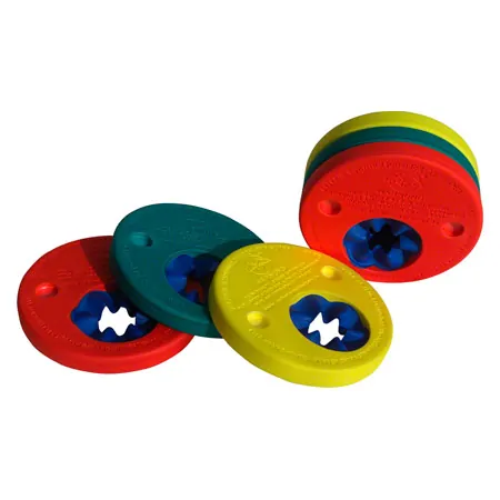 Delphin Schwimmscheiben bis 60 kg, Paar, 2x3 Scheiben