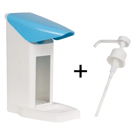 Desinfektionsmittelspender Eurospender Safety plus, inkl. Pumpe, fr 1L Flasche