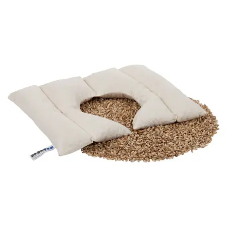 Dinkelw�rmeauflage mit Ausschnitt, LxB 46x34 cm