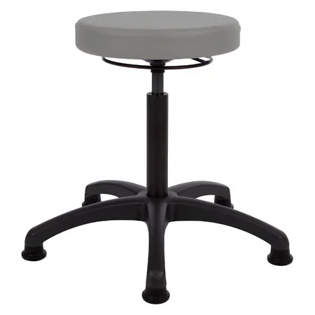 Drehhocker Standard mit Komfort-Polster und Gleitern